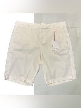 NWT Quince Bermuda Shorts Cream 14
